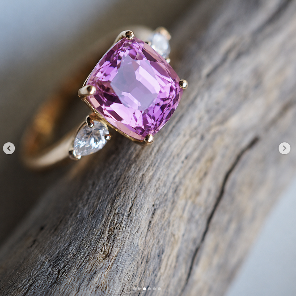 Anello Zaffiro Rosa