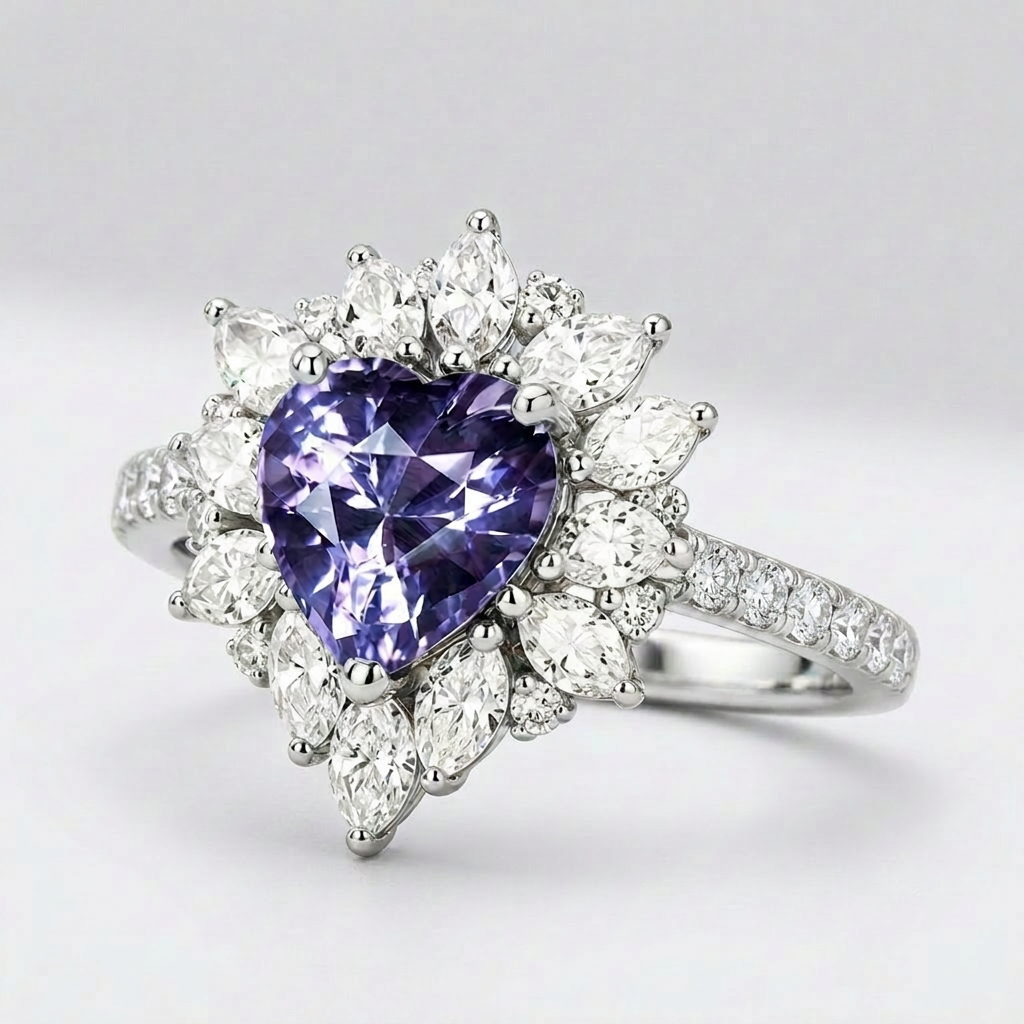 Anello Cuore — Spinello Lavanda